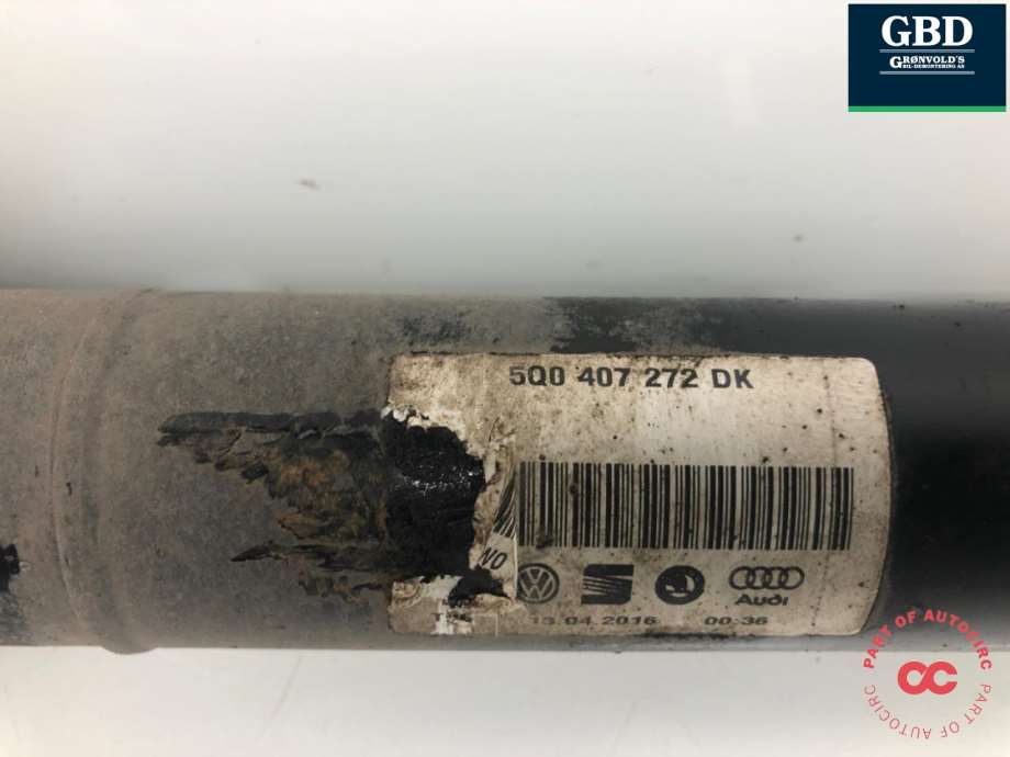 VW Golf VII, 2012-2017 (Fase 1) (5Q0 407 272 FP|5Q0 407 272 DK)