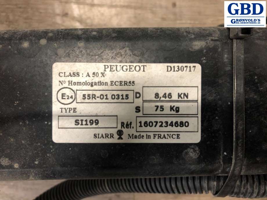 Peugeot 308, 2013-2021 (Type II) (NO PART ID)