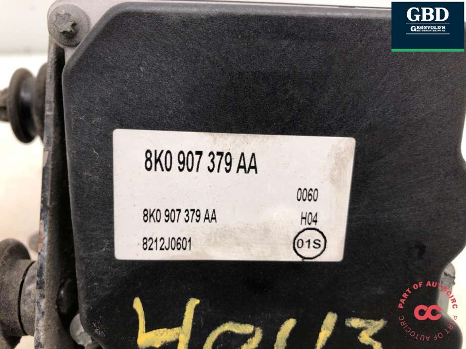 ABS sentral til Audi A4 2007-2014 (Type IV) (B8) (B8) (8K0 614 517 FM| 8K0 614 517 BR|8K9 614 517 K|8K9 907 379 AA)
