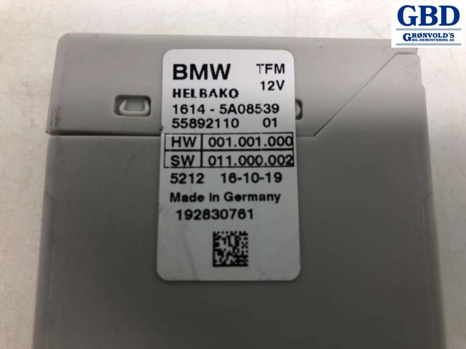 BMW 3-Serie, 2018- (G20) (16 14 9 452 468|1614-5A08539)