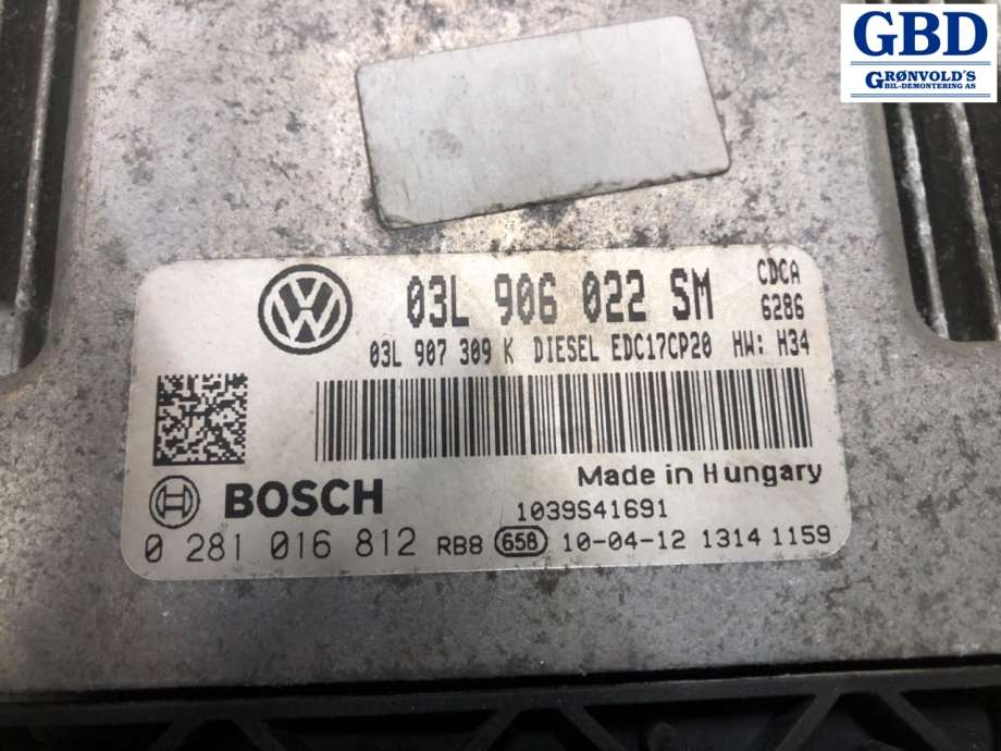 VW Amarok, 2010-2016 (Type I, Fase 1) (03L 906 019 FA)