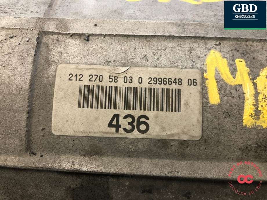 Girkasse automat til Mercedes E-Klasse 2009-2013 (Fase 1) (W212) (W212) (A 221 270 36 30|A 221 270 98 03|2122705803)