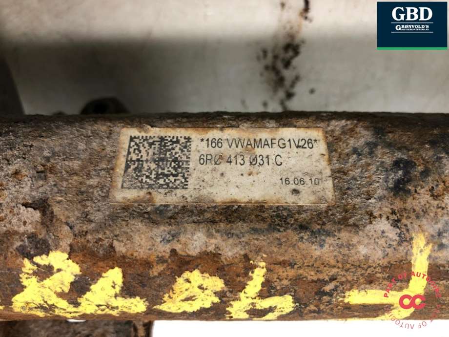 VW Polo, 2009-2014 (Type V, Fase 1) (6R0 413 031 BR|6Q0 413 031 C)