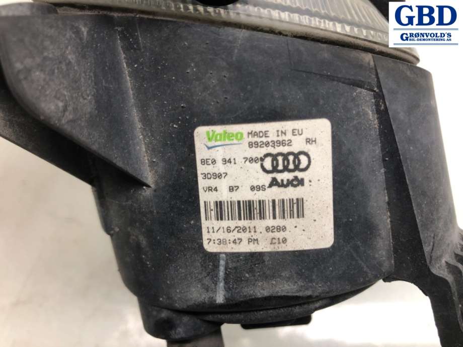 Audi A3, 2009-2012 (Type II, Fase 2) (8E0 941 700 E)