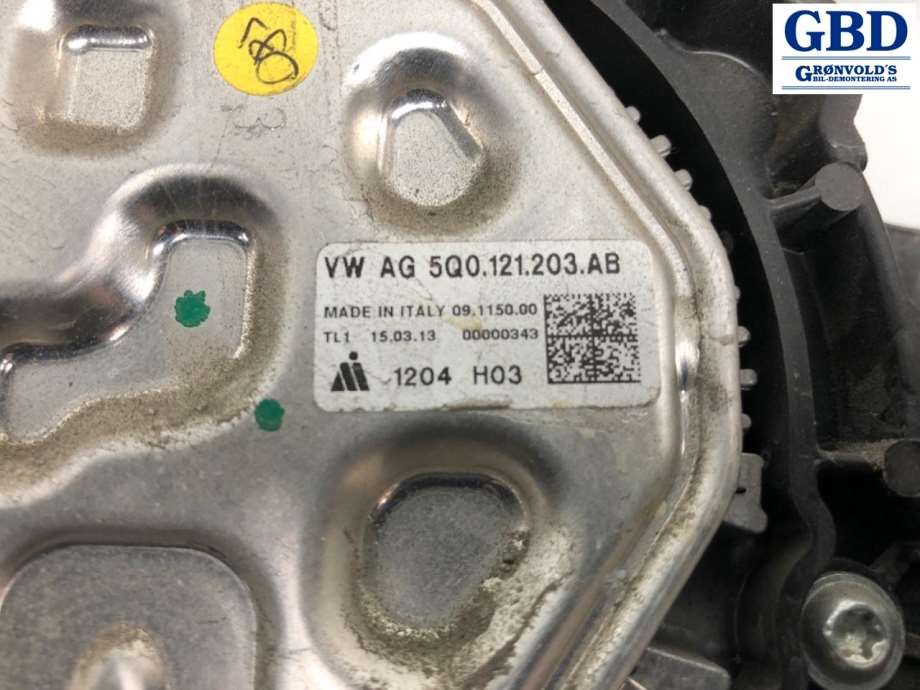 Audi A3, 2012-2016 (Type III, Fase 1) (5WA 121 203 G|5Q0 121 203 AB)