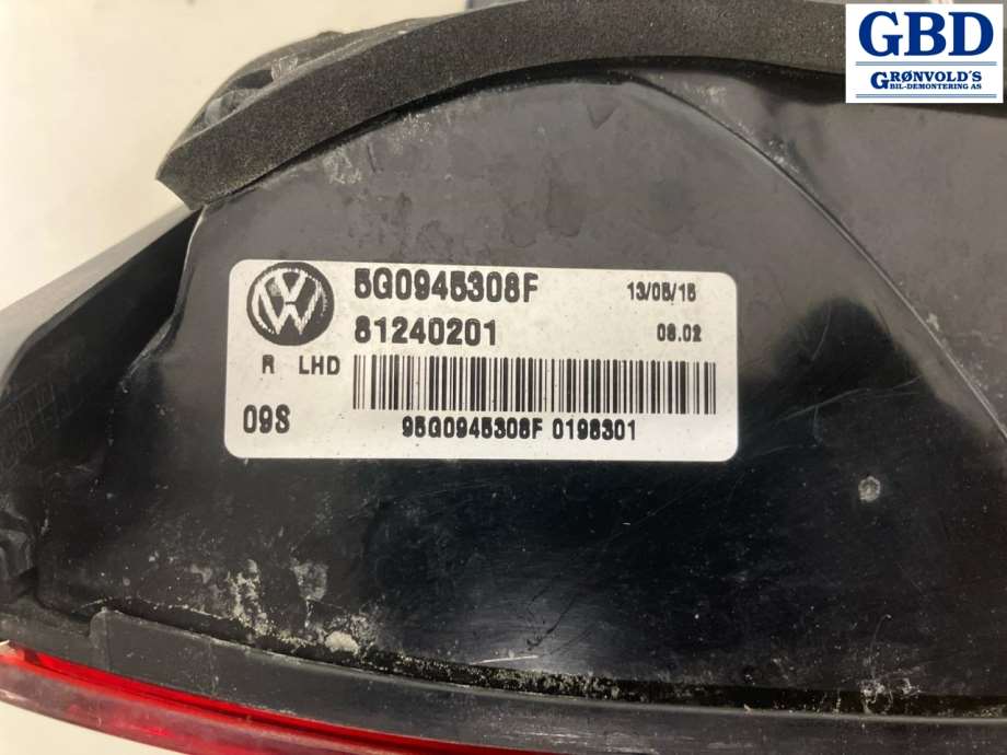 VW Golf VII, 2012-2017 (Fase 1) (5G0 945 308 F|81240201)