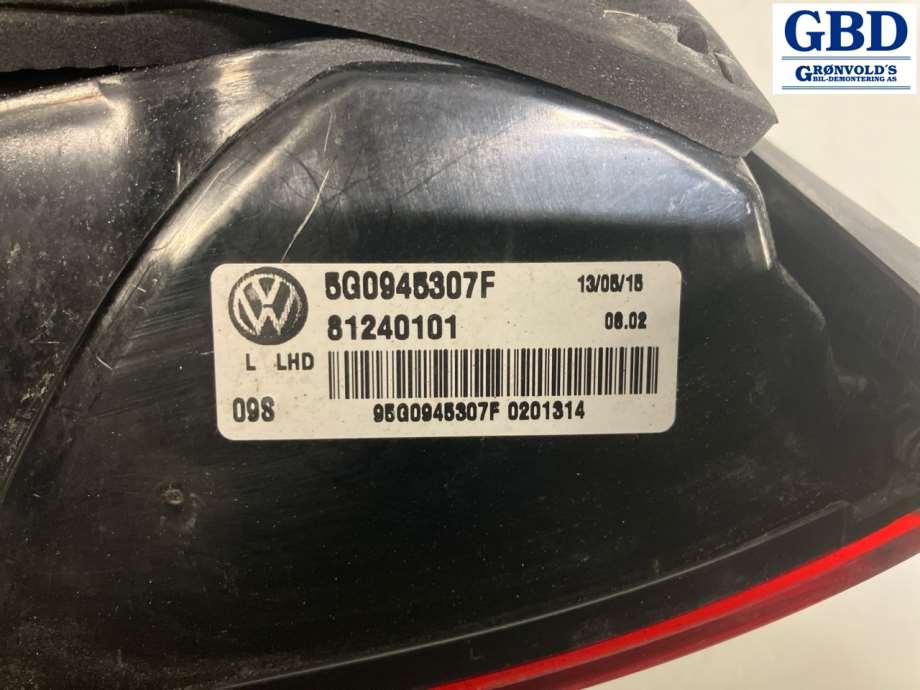 VW Golf VII, 2012-2017 (Fase 1) (5G0 945 307 F|81240101)