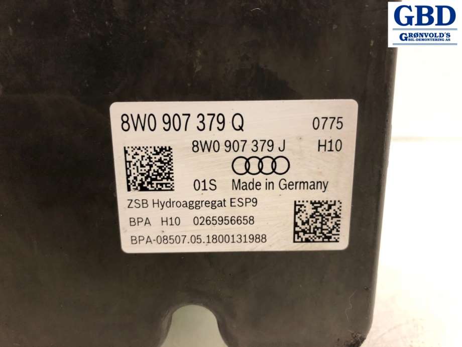 Audi A4, 2015-2019 (Type V, Fase 1) (B9) (8W0 614 517 T|8W0 907 379 Q)