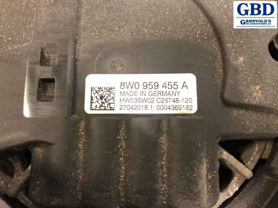 Audi A4, 2015-2019 (Type V, Fase 1) (B9) (8W0 959 455,8W0 121 003 C|8W0 121 207 A|8W0 959 455 B| 8W0 959 455 AE|8W0 959 455 A| 8W0 959 455 AD)