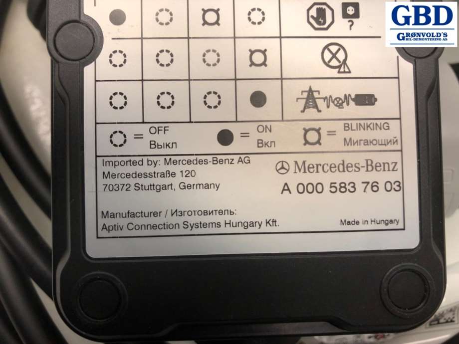 Mercedes GLC, 2015- (X253) (A 000 982 30 21)