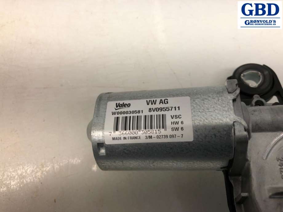 Audi A3, 2016-2020 (Type III, Fase 2) (8V0 955 711 B|8V0 955 711)