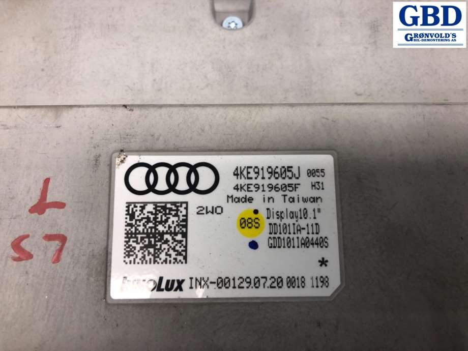 Audi e-tron, 2018- (4KE 919 605 J|4KR919605J)