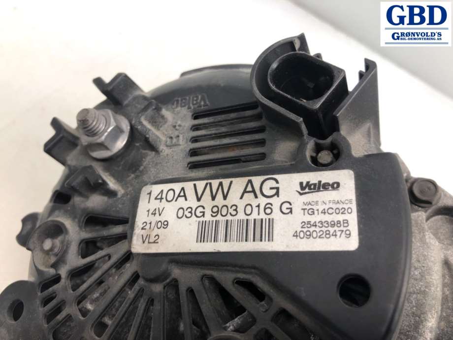 Audi A4, 2007-2014 (Type IV) (B8) (VALEO|03G 903 016 G|03G 903 016 GX)