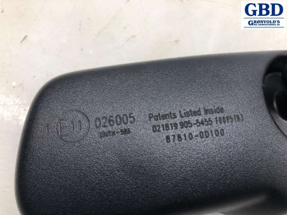 Toyota Yaris, 2014-2020 (Type III, Fase 2) (878100D100|87810-00100)