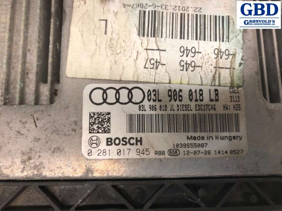 Audi A6, 2011-2014 (Type IV, Fase 1) (C7) (03L 906 018 LB)