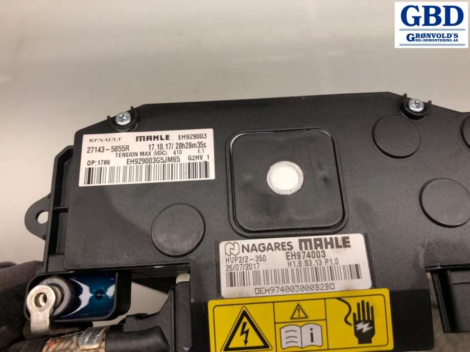 Renault Zoe, 2013-2019 (Fase 1) (271437720R|27143-2855R)