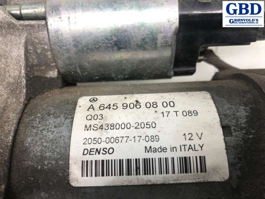 Mercedes A-Klasse, 2012-2018 (W176) (DENSO|A 645 906 08 00|A 645 906 08 00 80|A 645 906 08 00 88)