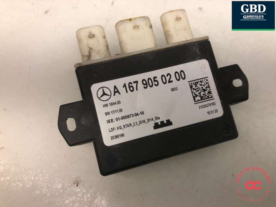 Styreenhet elektrisk bakluke til Mercedes EQC 2019-->>  (A 213 905 07 14|A 167 905 02 00|)