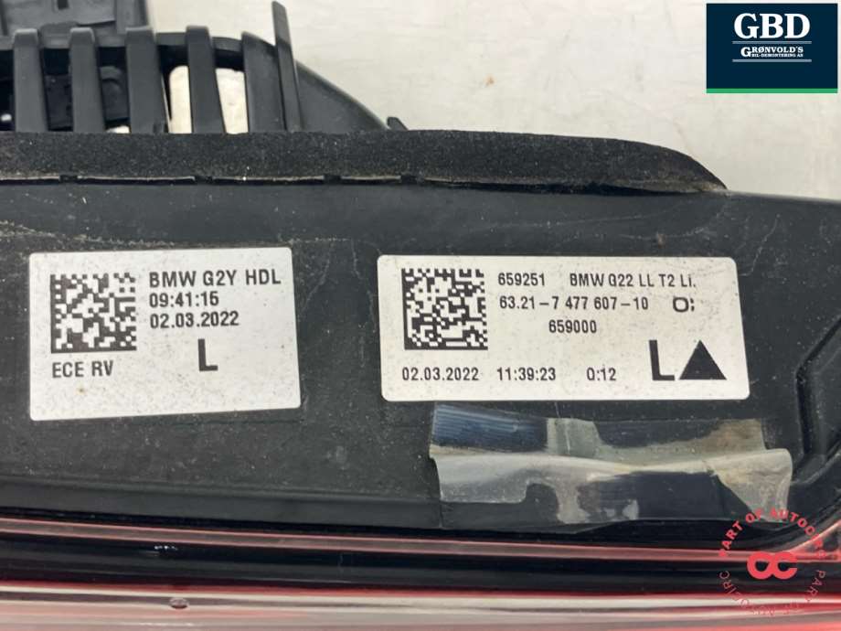 BMW i4, 2021- (G26) (63 21 7 477 607)