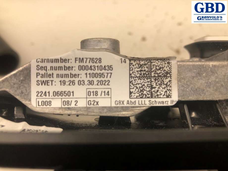 BMW i4, 2021- (G26) (51 16 5 A43 BF5)