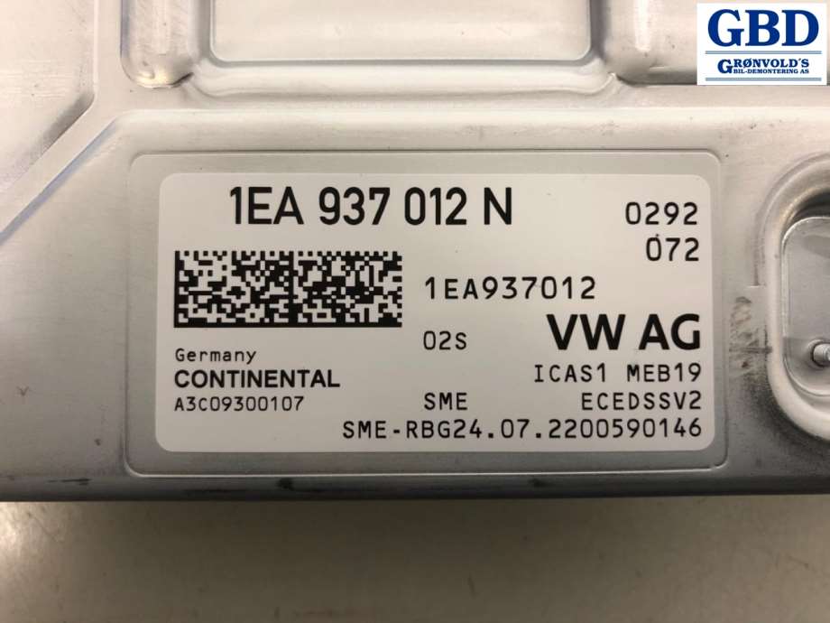 VW ID.5, 2022- (1EA 937 012 N|A3C09300107)