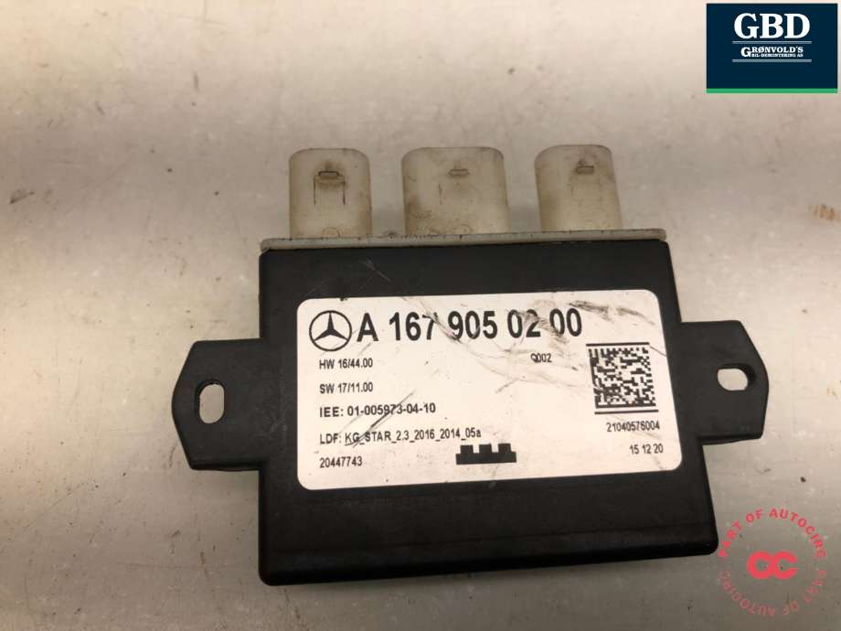 Styreenhet elektrisk bakluke til Mercedes C-Klasse 2018-2021 (Fase 2) (W205) (W205) (A 213 905 07 14|A 167 905 02 00|)