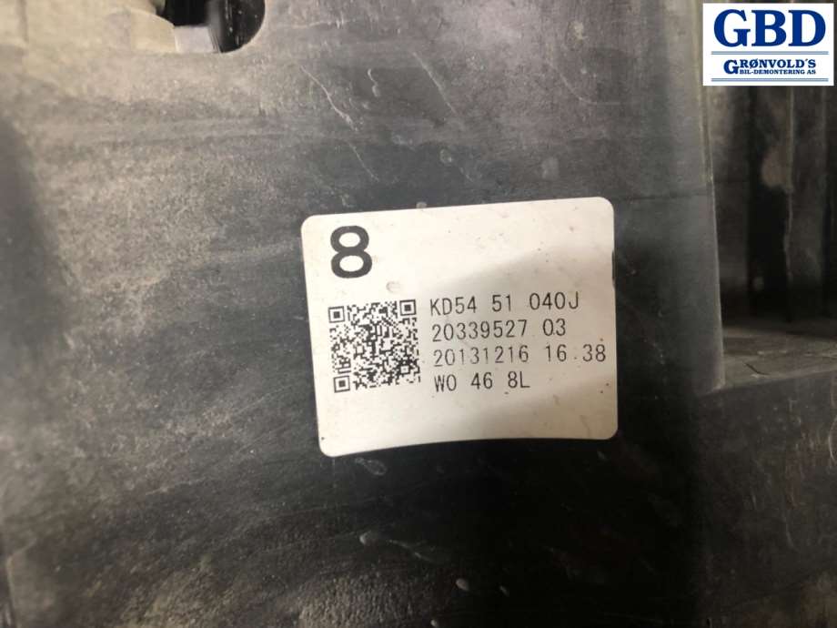 Mazda CX-5, 2012-2017 (Type I) (KD54-51-041G|KD5451040J|2033952703)