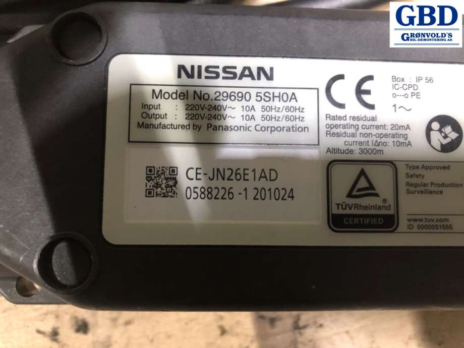 Nissan Leaf, 2018- (Type II) (29690-5SH0A|0588226-1 201024)