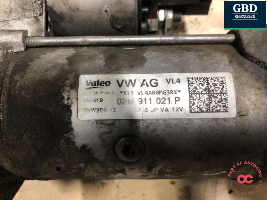 VW Crafter, 2016- (Type II) (VALEO|02M 911 021 P|02M 911 021 PX)