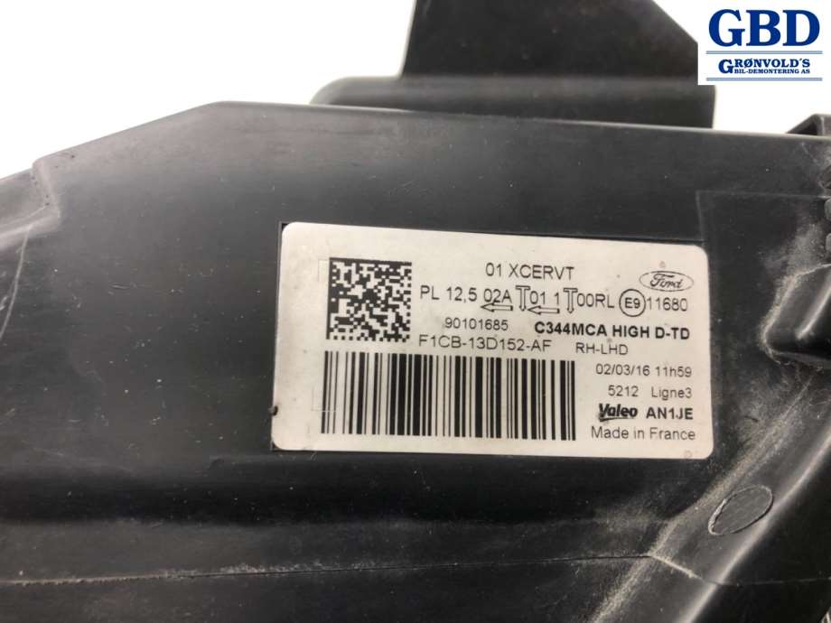 Ford C-Max, 2015-2019 (Type II, Fase 2) (2067272|F1CB-13D152-AF)