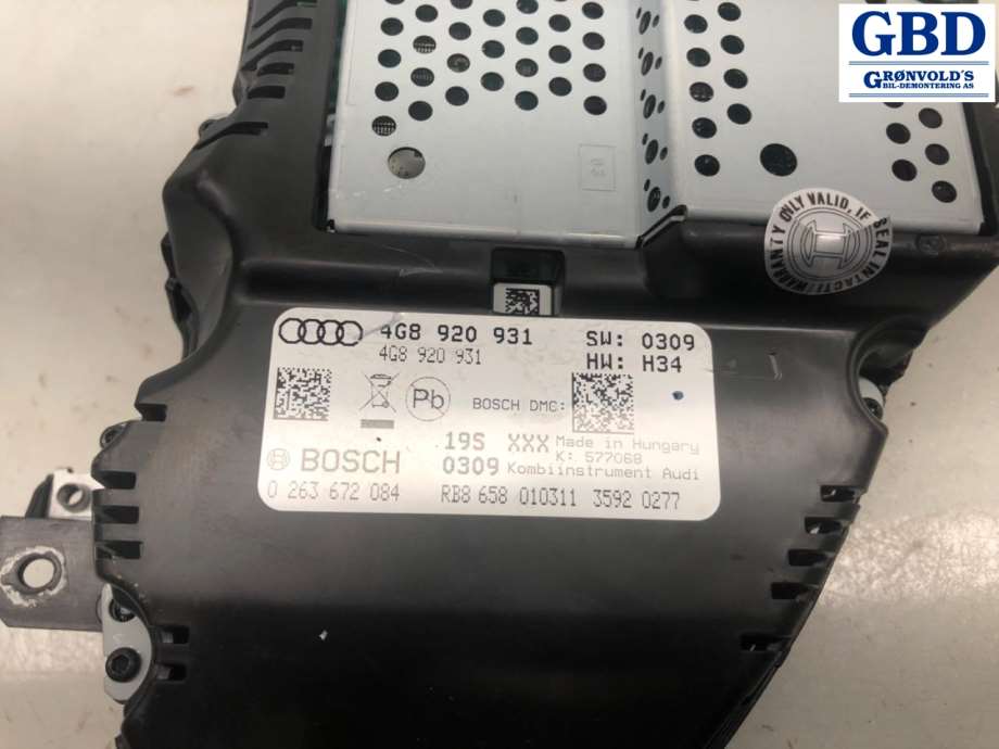 Audi A7, 2010-2014 (Type I, Fase 1) (4G8 920 931  X|4G8920931)