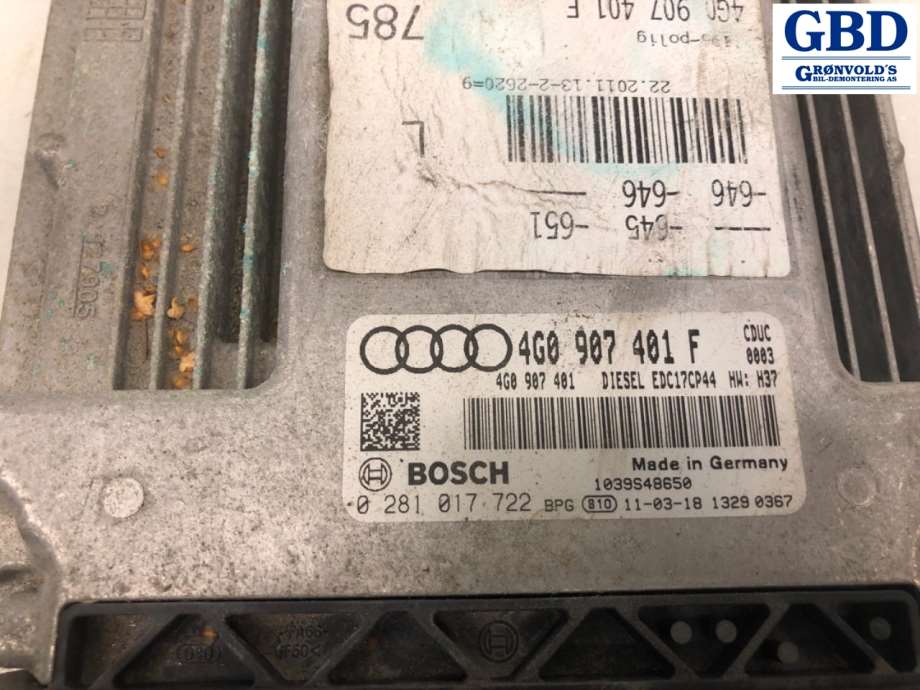 Audi A7, 2010-2014 (Type I, Fase 1) (4G0 907 401 F)