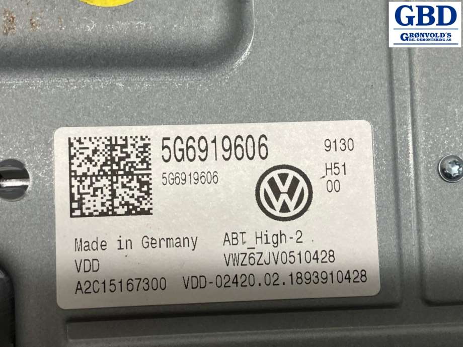 VW e-Golf, 2017-2020 (Fase 2) (5G6919606)