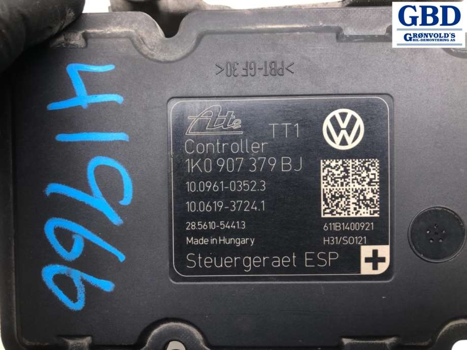 Audi A3, 2009-2012 (Type II, Fase 2) (1K0 614 517 DE)