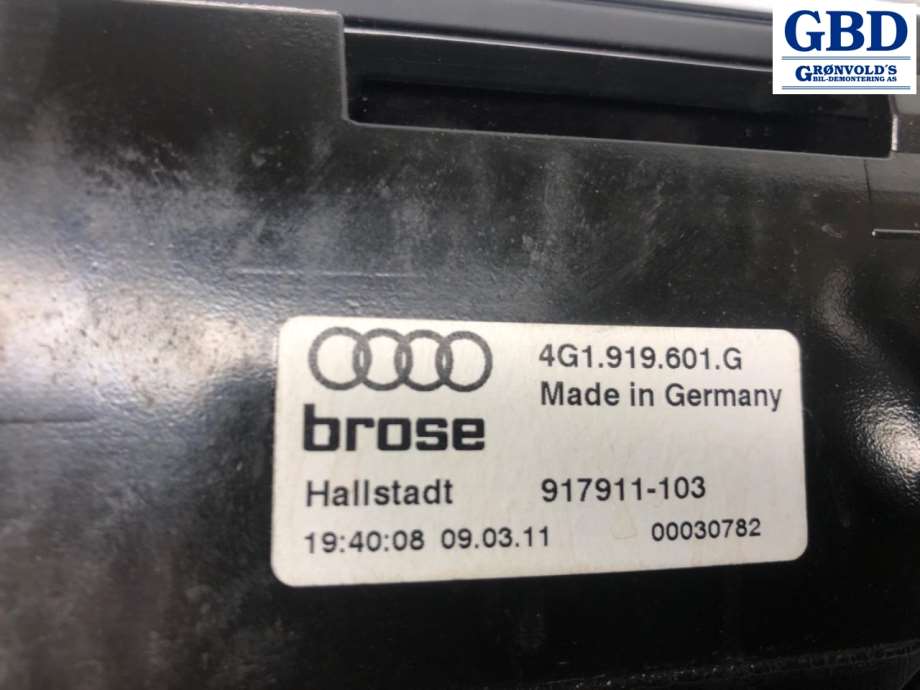 Audi A7, 2010-2014 (Type I, Fase 1) (4G0 919 607 H)