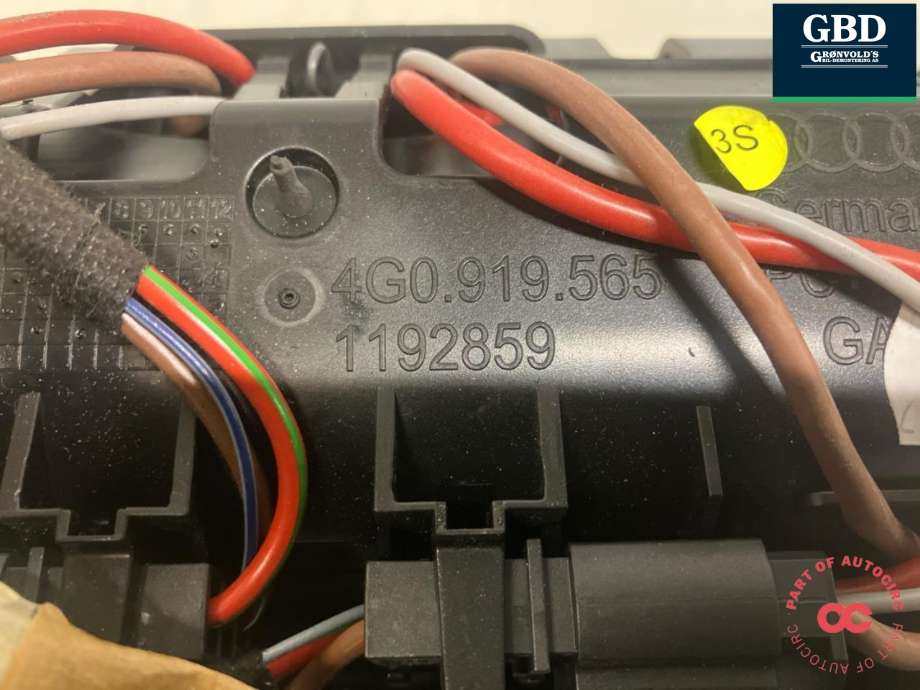 Varmeapparat betjening bak til Audi RS6 2013-2018  (4G0 919 158 R|4G0 964 376 B| 4G0 919 565|)