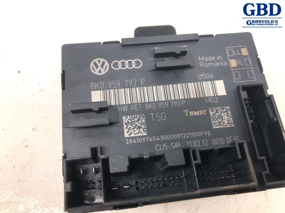 Audi A4, Allroad, 2009-2016 (Type I) (B8) (8K0 959 792 R)