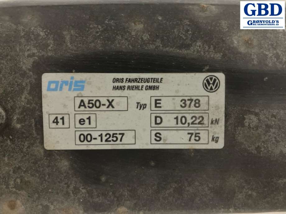 VW Touran, 2010-2015 (Type I, Fase 3) (1T0 803 881 C|A50-X)