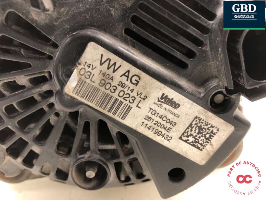 Škoda Octavia, 2013-2016 (Type III, Fase 1) (BOSCH/VALEO|04L 903 024 S|03L 903 023 K)
