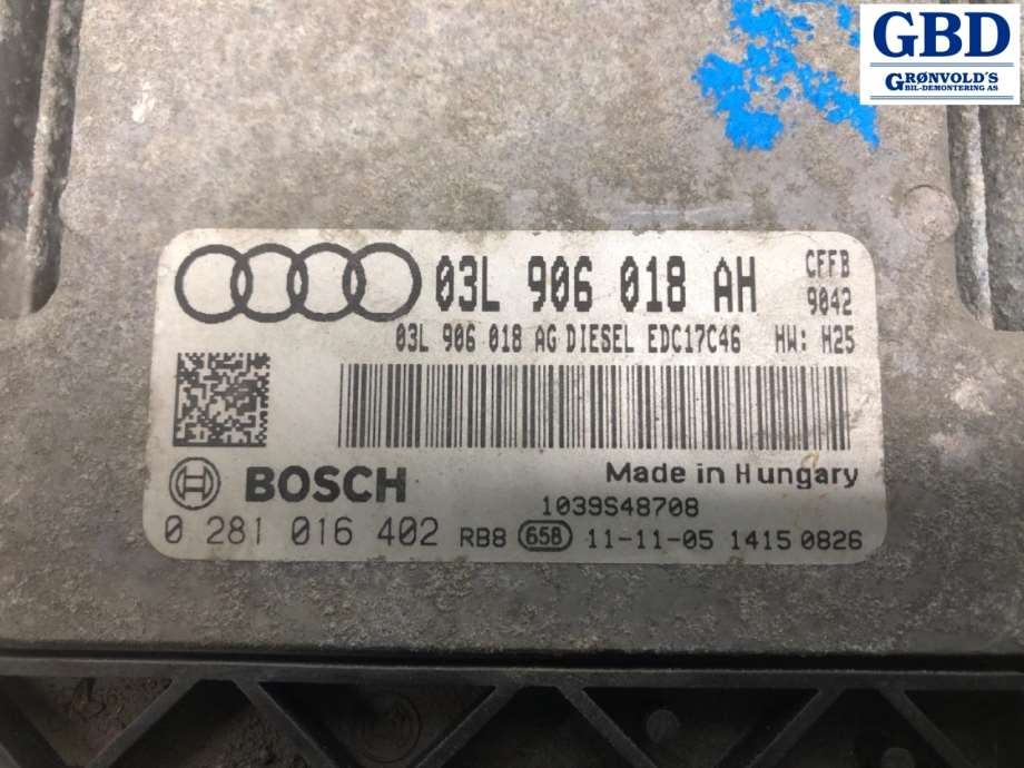 Audi A3, 2009-2012 (Type II, Fase 2) (03L 906 018 AH)