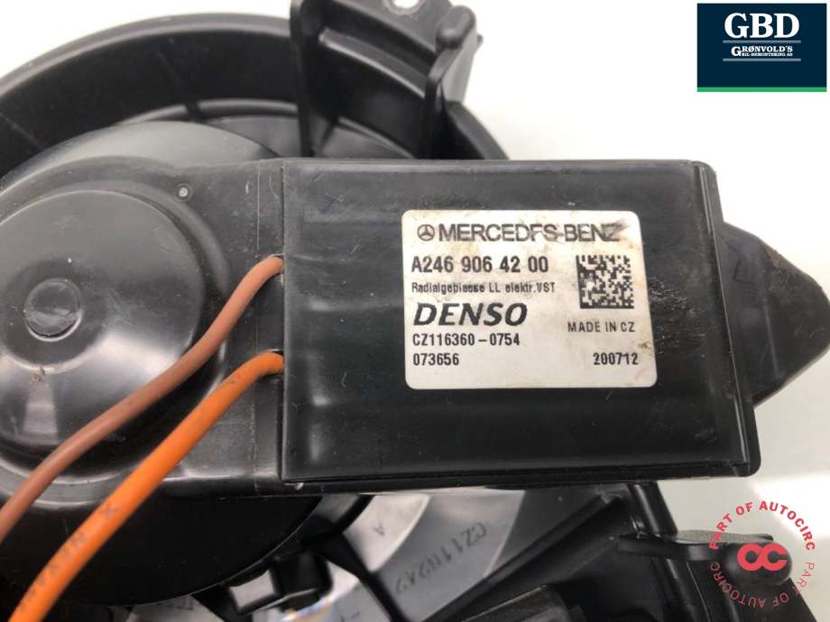 Varmeapparat motor til Mercedes B-Klasse 2011-2018 (W246) (W246) (A 246 906 16 01|A 246 906 42 00|)