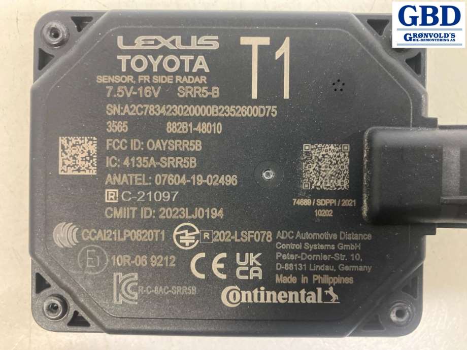 Lexus RZ, 2023- (882B147020|882B148030|882B1-48010)