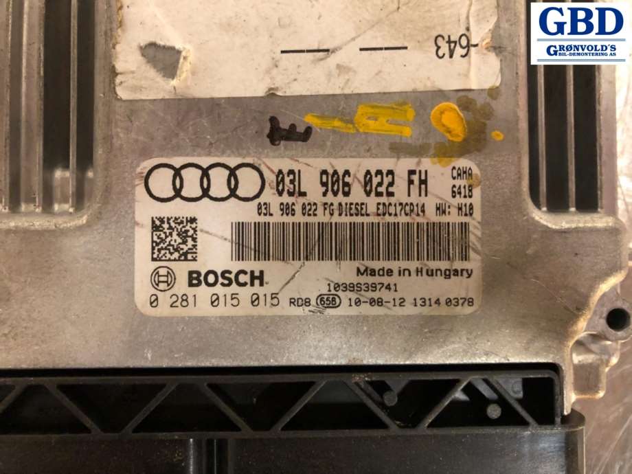 Audi A6, 2008-2011 (Type III, Fase 2) (C6) (03L 906 022 FH)