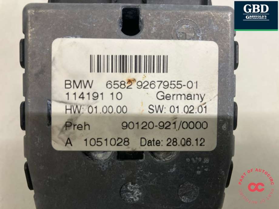 BMW X3, 2010-2017 (F25) (65 82 9 267 955|114191 10)