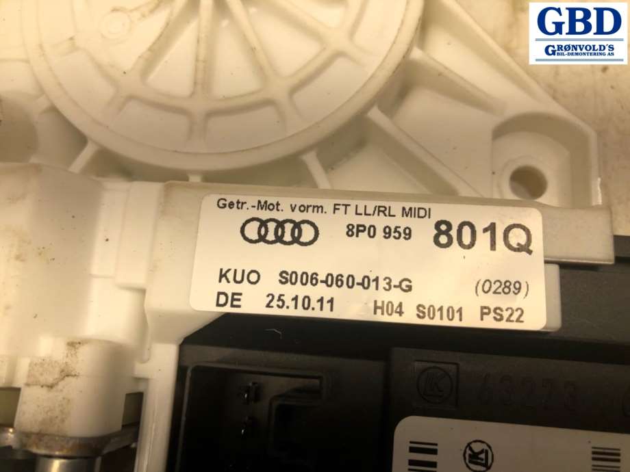 Audi A3, 2009-2012 (Type II, Fase 2) (8P0 959 801 P|8P0959801Q)