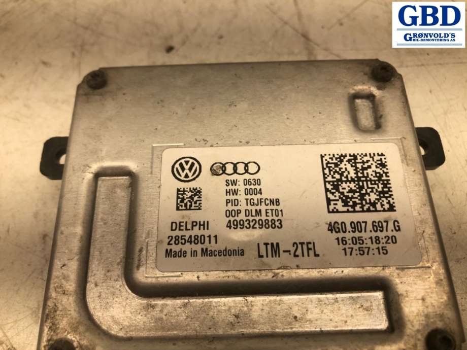 VW Caddy, 2015-2020 (Type III, Fase 3) (4G0 907 697 F)