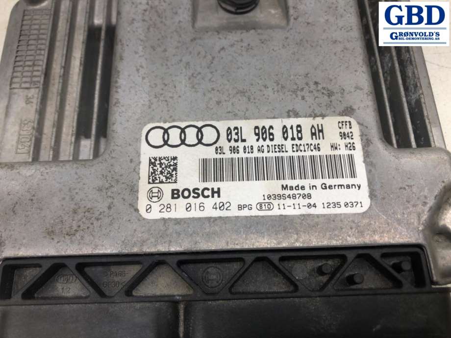 Audi A3, 2009-2012 (Type II, Fase 2) (03L 906 018 AH|03L906018AH)