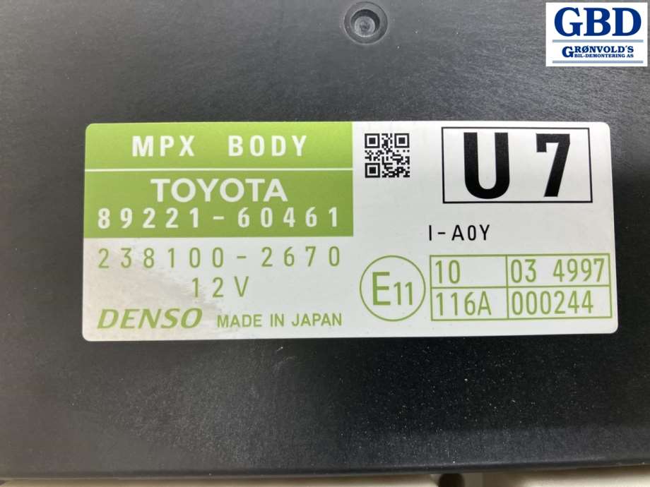 Toyota Land Cruiser 150, 2014- (Fase 2) (8273060180|89221-60461|238100-2670)