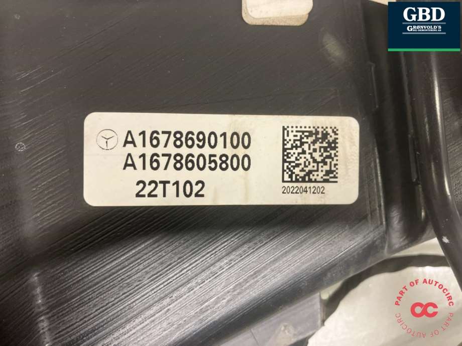 Mercedes GLE, 2019- (W167) (A 167 869 01 00)