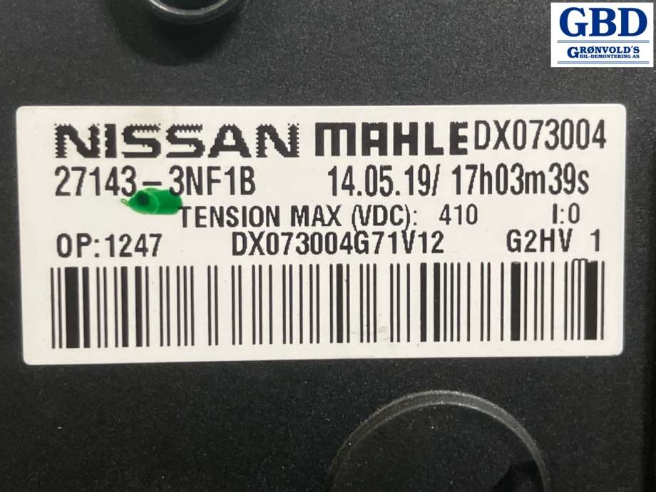 Nissan Leaf, 2018- (Type II) (271433NF1B|DX073004)